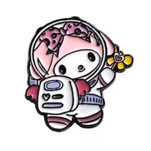 HELLO KITTY “My Melody Astronaut in Space” Enamel Lapel Pin Brooch (NEW & CUTE!)